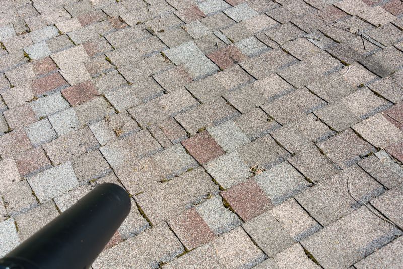 Asphalt Shingle Repair - Surface Cleaning